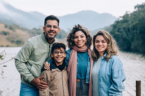 Brazilian family portrait